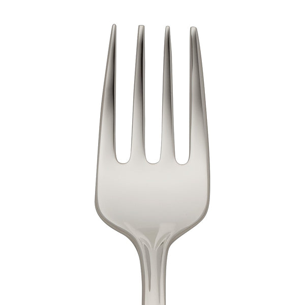 Alt Chippendale silver plated children’s fork cllose-up.