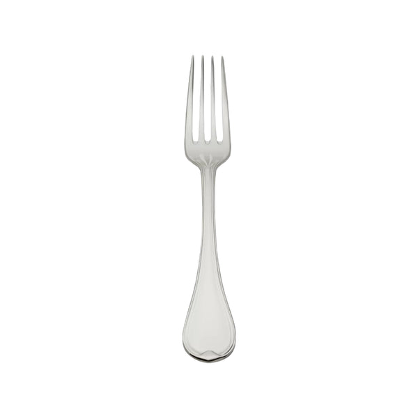 Classic-Faden silver-plated dessert spoon by Robbe & Berking with triple-thread detail.