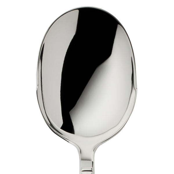 Potato server Art Deco silver-plated wclose-up on its broad shallow head