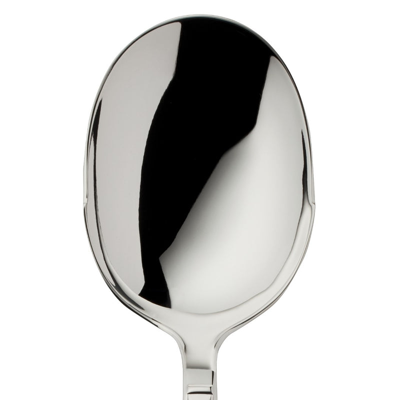 Potato server Art Deco silver-plated wclose-up on its broad shallow head