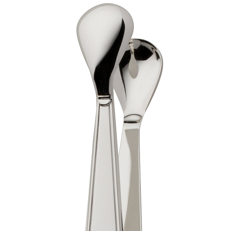 Sugar tongs Art Deco silver-plated close-up on its gripping ends