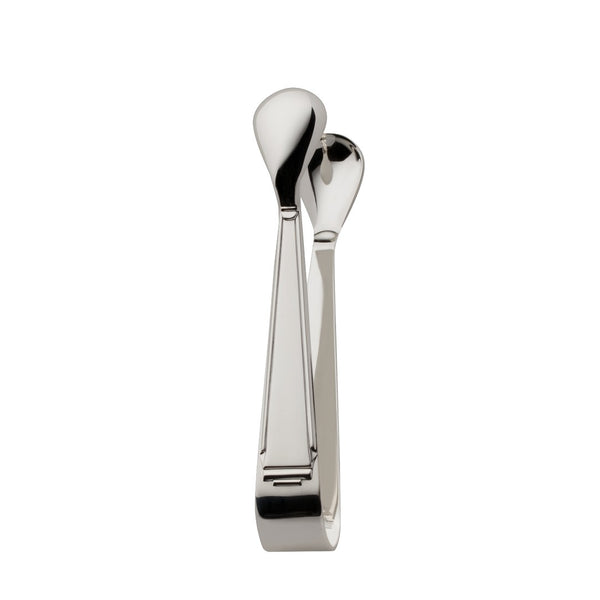 Sugar tongs Art Deco silver-plated with defined handle and tapered gripping ends
