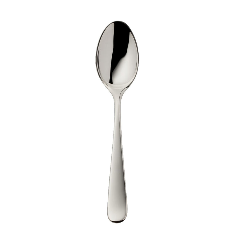Dante silver-plated ice cream spoon with balanced lines and rounded bowl