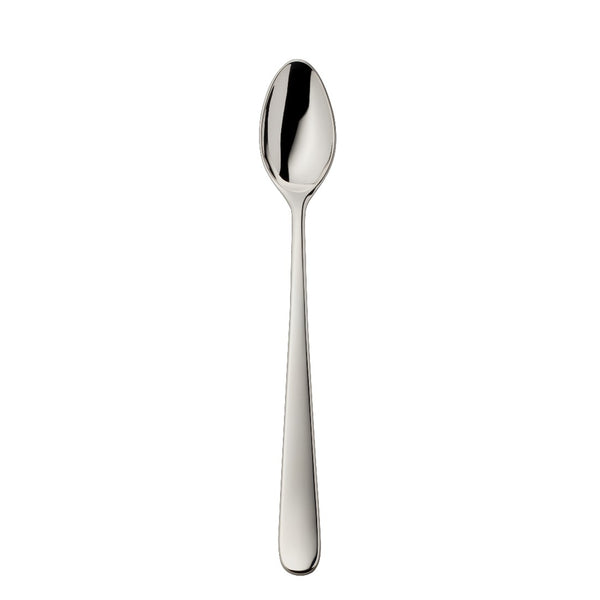 Dante silver-plated longdrink spoon with extended profile and balanced lines