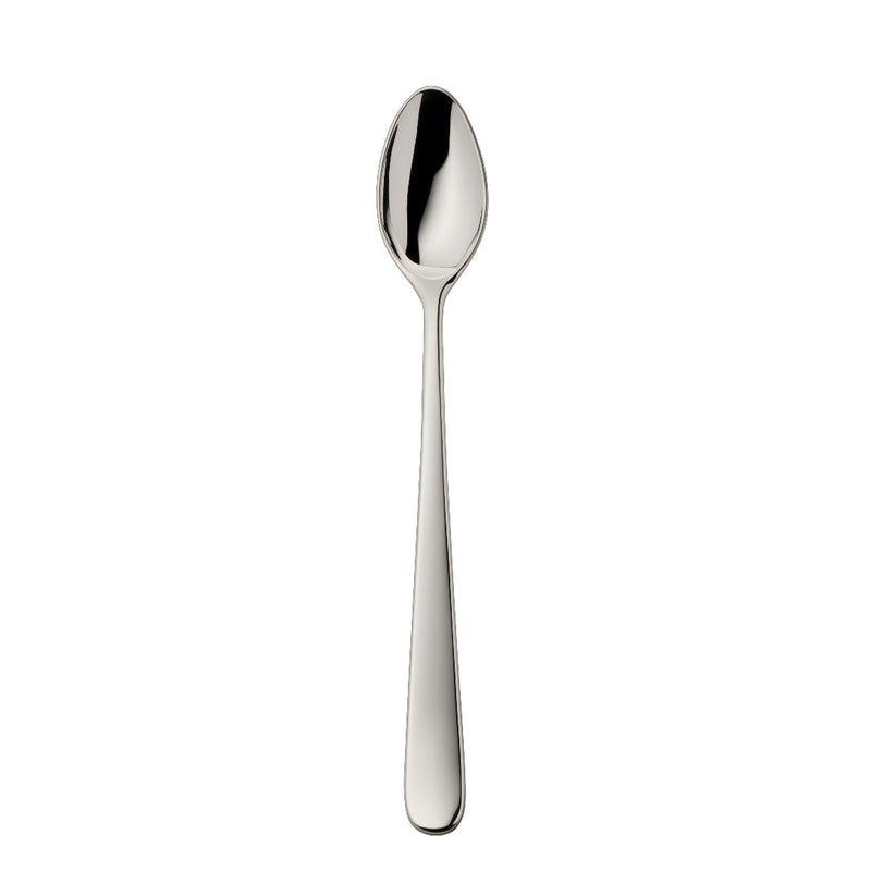 Dante silver-plated longdrink spoon with extended profile and balanced lines