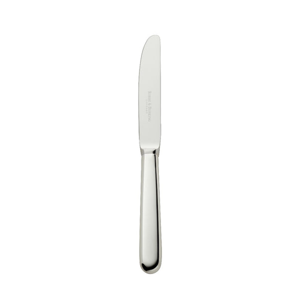 Dante silver-plated cake and fruit knife with balanced lines and curved blade