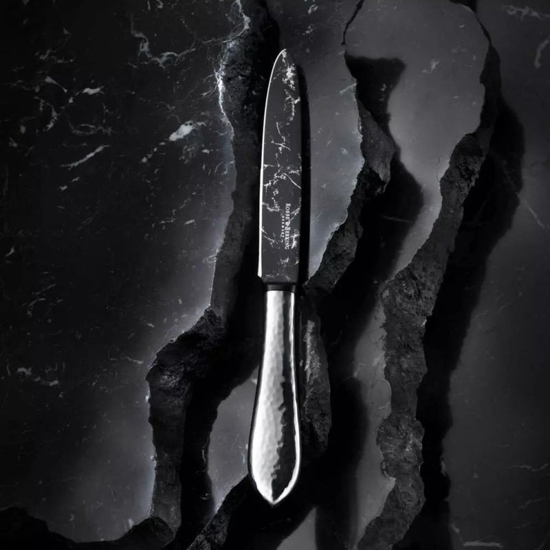 Martelé marble-finish DLC knife by Robbe & Berking.