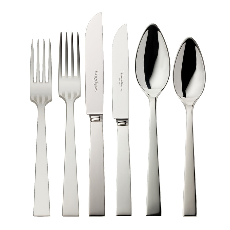 Robbe & Berking Riva 36-piece luxury cutlery set in silver plate.