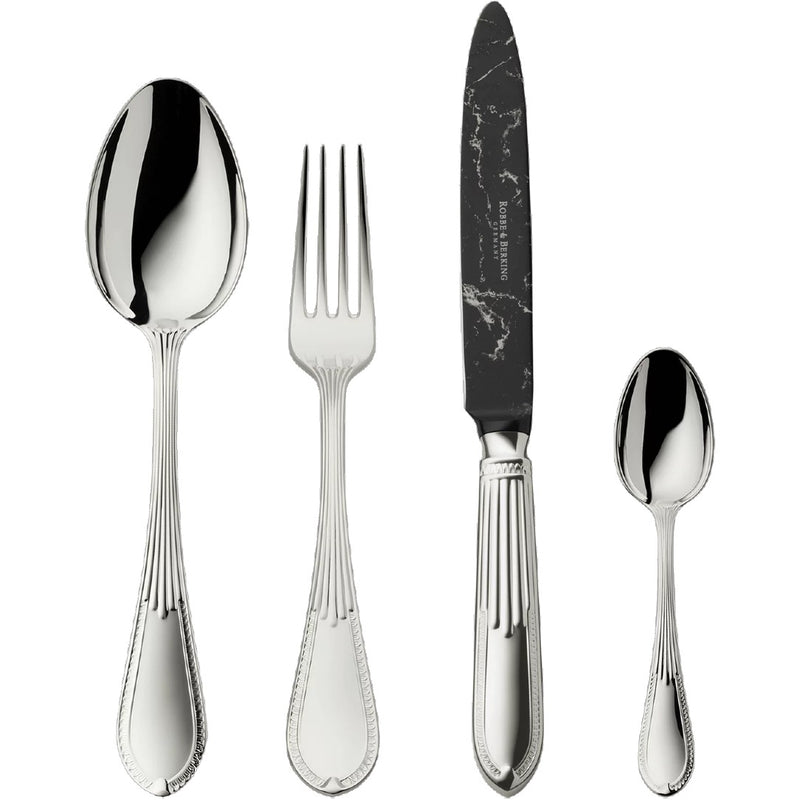 Belvedere cutlery, silver plated flatware set by Robbe & Berking.