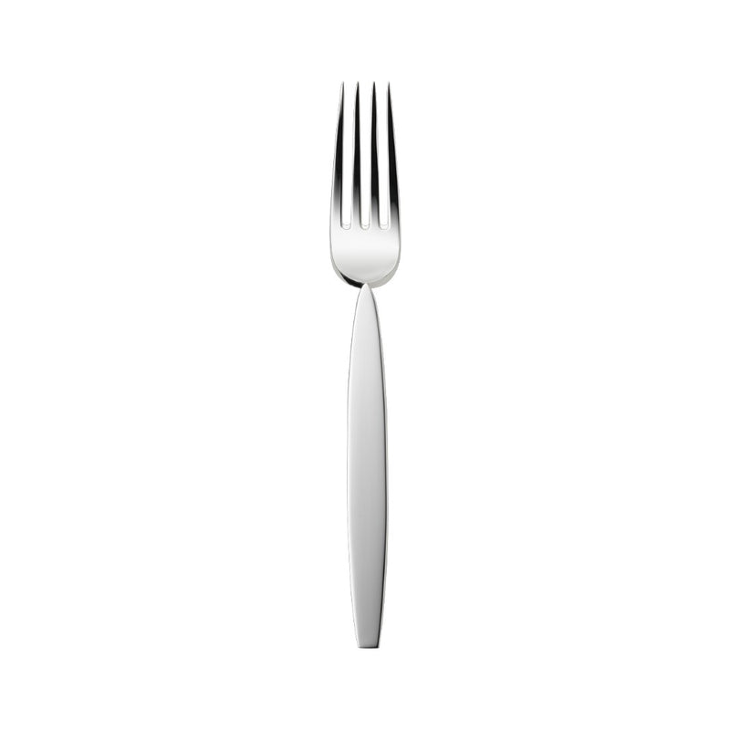 Silver-plated menu fork from the 12 collection with polished prongs and balanced handle