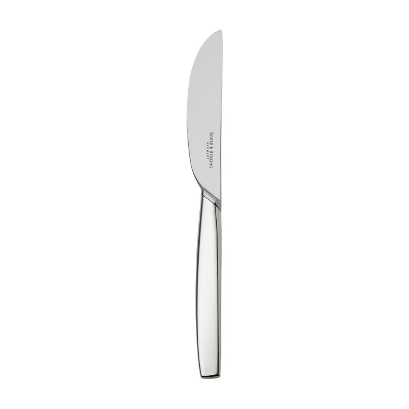Silver-plated menu knife from the 12 collection with smooth blade and sleek modern handle