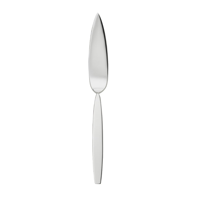 Silver-plated fish knife from the 12 collection with tapered blade and sleek handle