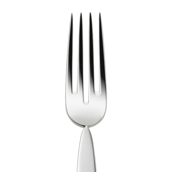 Silver-plated fish fork from the 12 collection close-up.