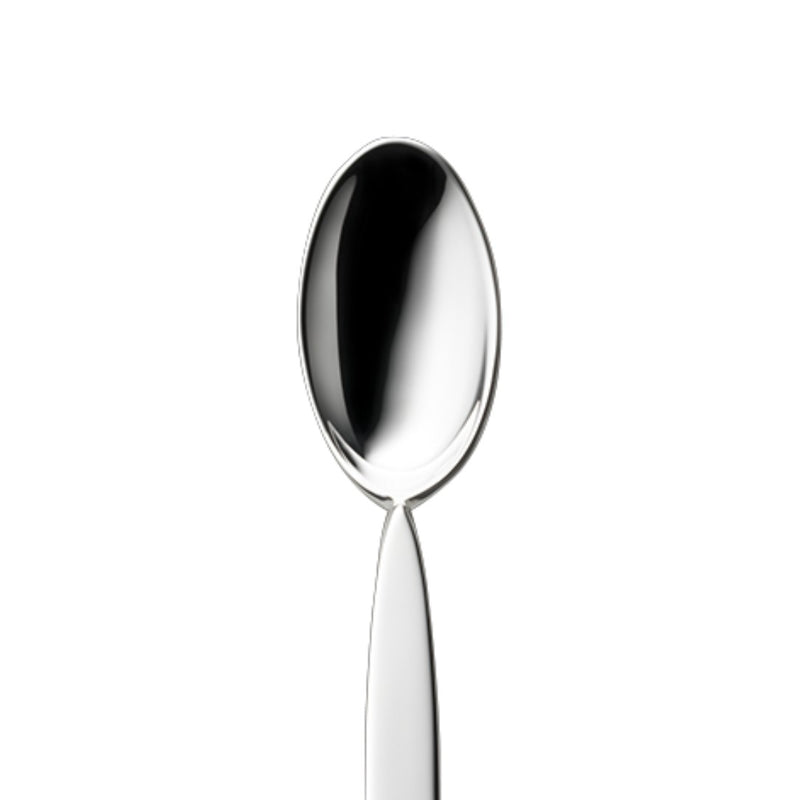 Silver-plated mocha spoon from the 12 collection close-up.