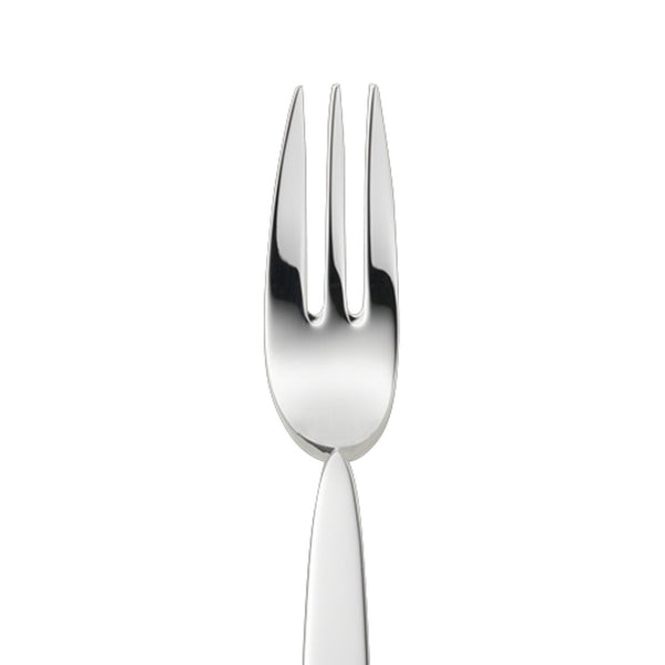 Silver-plated cake fork from the 12 collection close-up.