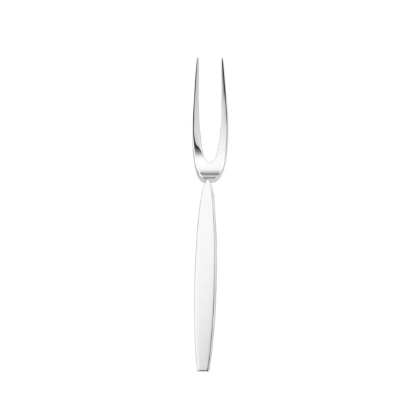 Silver-plated meat fork from the 12 collection with long polished prongs and sleek handle