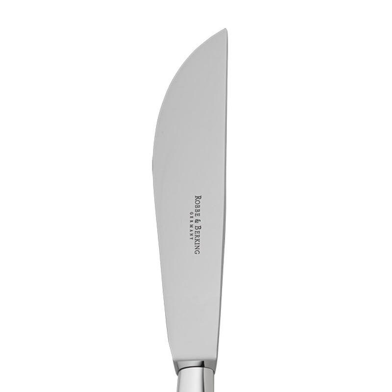 Silver-plated carving knife from the 12 collection close-up.