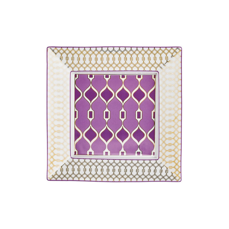 Square Trinket Tray Palmyre Rose in a Gift Box 17cm - Mosaic