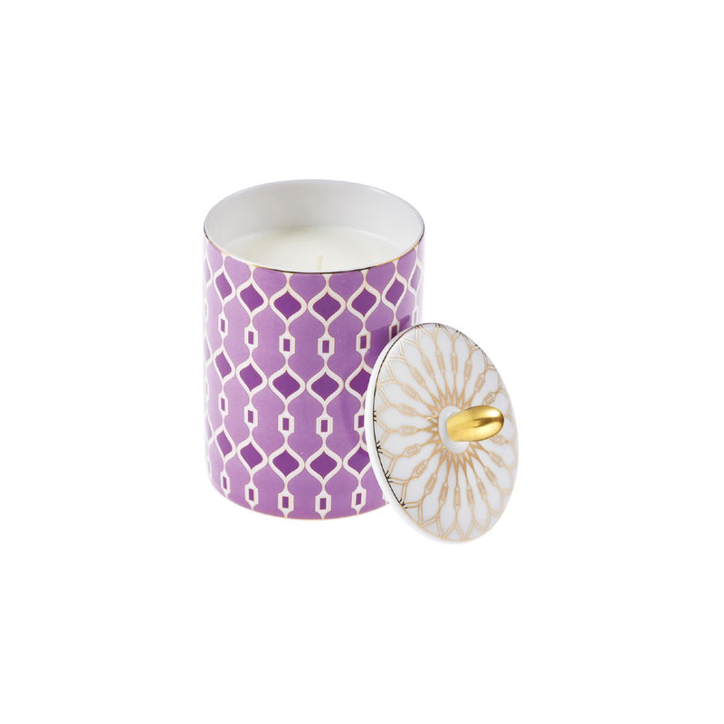 Candle Palmyre Rose in a Gift Box H 10cm - Mosaic