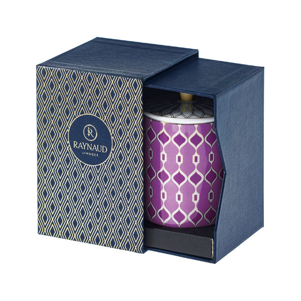 Candle Palmyre Rose in a Gift Box H 10cm - Mosaic