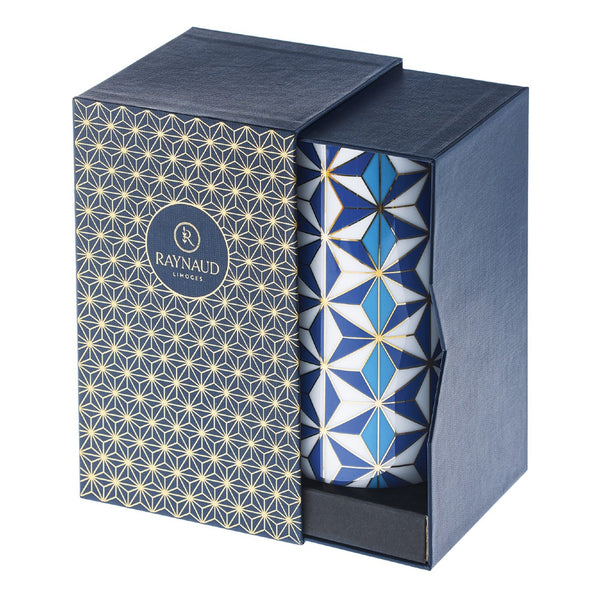 Vase Medina Bleu in a Gift Box H 22cm - Mosaic