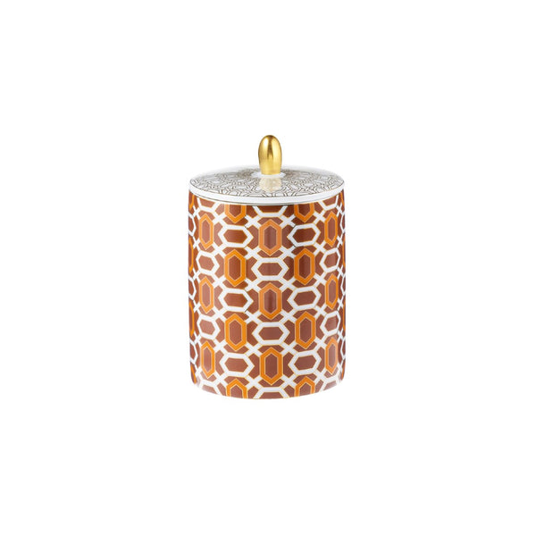 Candle Alhambra Orange in a Gift Box H 10cm - Mosaic
