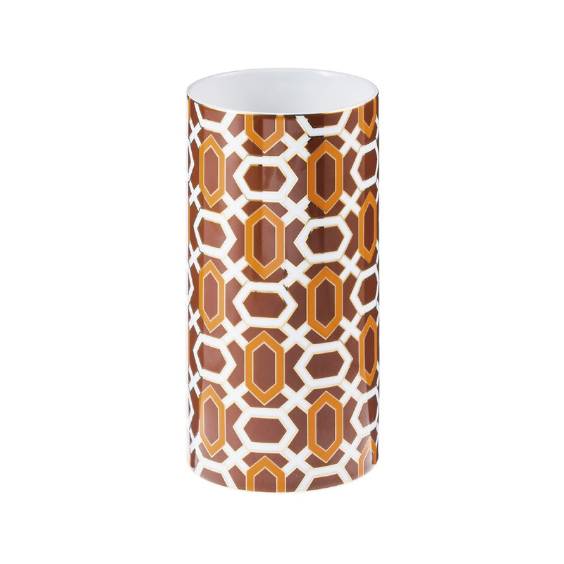 Vase Alhambra Orange in a Gift Box H 22cm - Mosaic