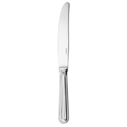 Contour table knife by Sambonet in stainless steel with polished blade and fluid handle.