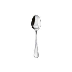 Contour espresso spoon by Sambonet in stainless steel with mirror polish, elegant modern design.
