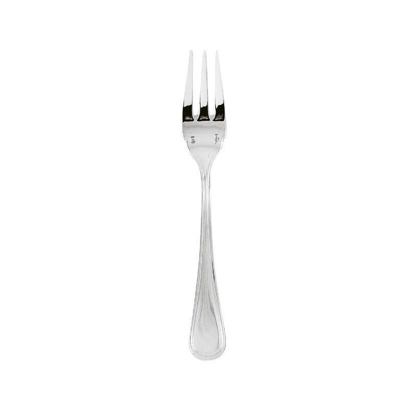 Contour fish fork by Sambonet in stainless steel with polished mirror finish, crafted with three tines.