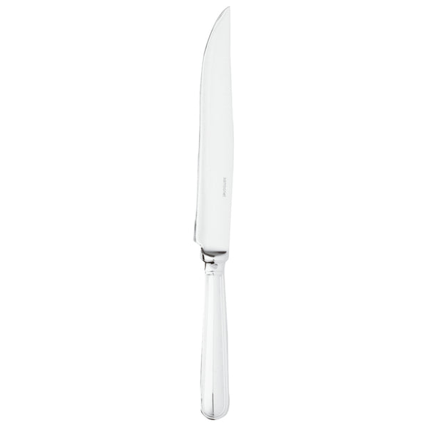 Contour carving knife by Sambonet in stainless steel with sharp blade, polished mirror finish.