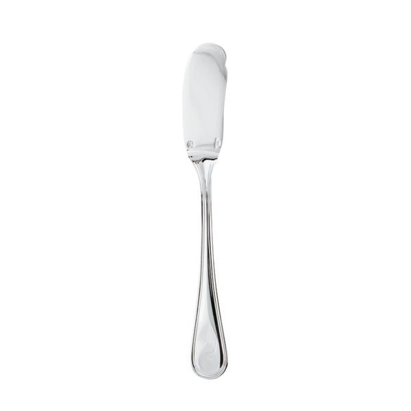 Contour butter spreader by Sambonet in stainless steel with polished mirror finish.