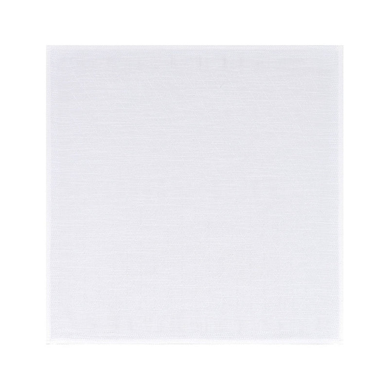 Club Cotton Napkin in White by Le Jacquard Français unwrapped