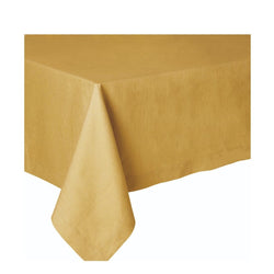 'Florence' Tablecloth in Mimosa / Yellow Linen by Alexandre Turpault