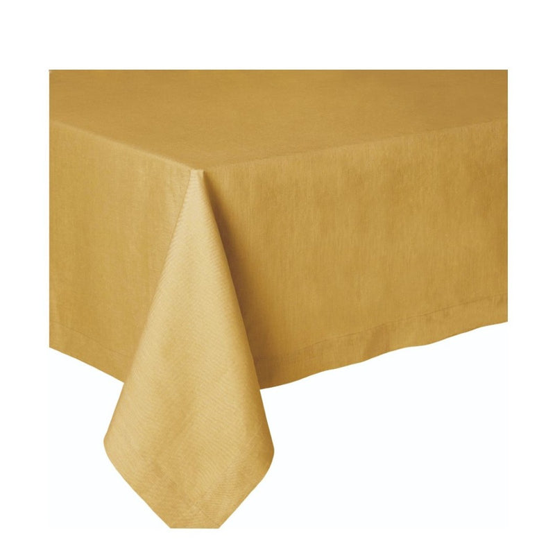 'Florence' Tablecloth in Mimosa / Yellow Linen by Alexandre Turpault