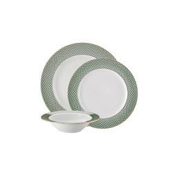 Amiramour Dinnerware Set of 12 Pieces - Francis Carreau Green by Rosenthal