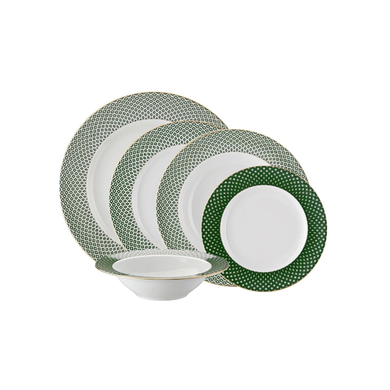 Amiramour Dinnerware Set of 30 Pieces - Francis Carreau Green by Rosenthal