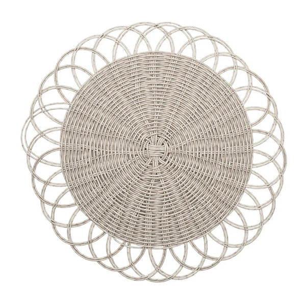 Alfresco Placemat in Gray by Kim Seybert | Set of 4