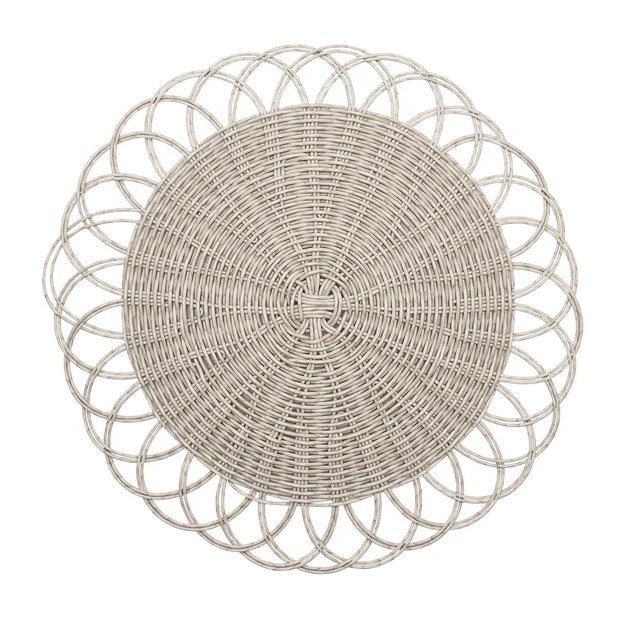 Alfresco Placemat in Gray by Kim Seybert | Set of 4