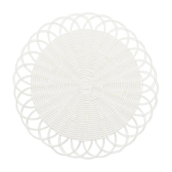 Alfresco Placemat in White by Kim Seybert | Set of 4
