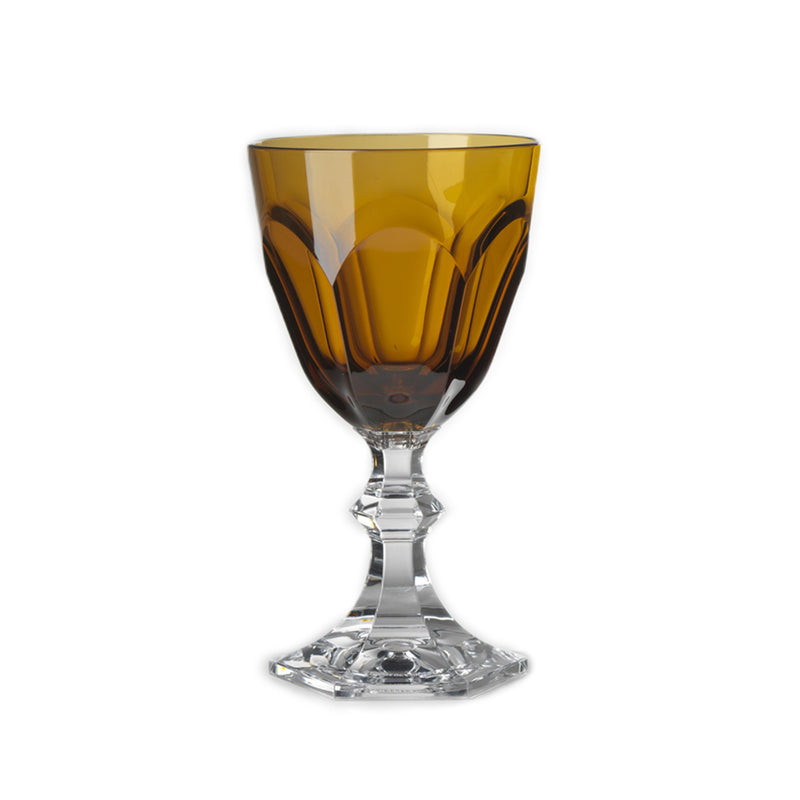 'DOLCE VITA' Water Glasses in Amber by Mario Luca Giusti - Set of 6