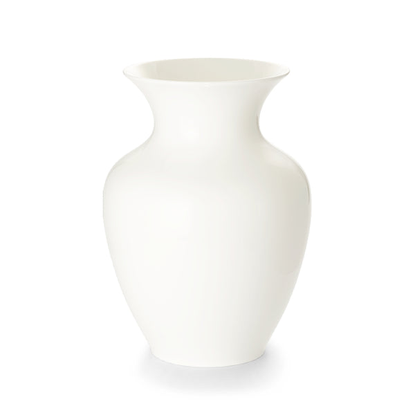 Amphora Shaped Vase, Fine Bone China in White by Dibbern