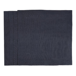 Black Linen Napkins by Roseberry Home | Set of 6