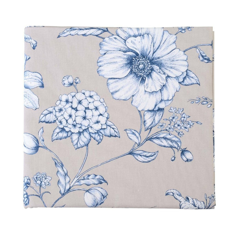 'Blossom Blue cotton tablecloth' by Roseberry Home