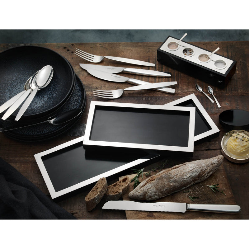 Bread Tray With Silver Plated Rim by Robbe & Berking