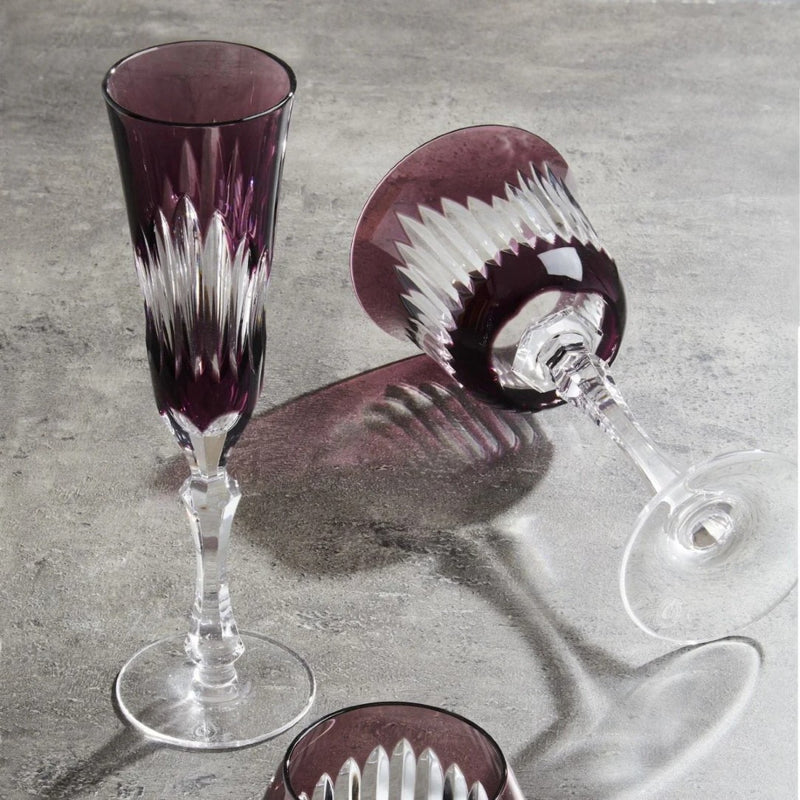 Chartres Champagne Flute by Cristallerie de Montbronn