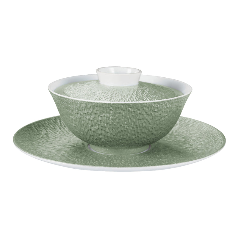 Amiramour Chinese Soup Bowl Lid 11cm - Minéral Irisé Céladon by Raynaud 0718-23-649011 _1