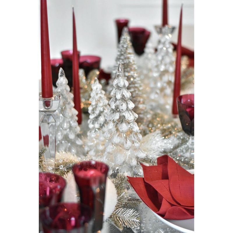 Christmas Glass Tree in Glittery White by SHISHI 30cm