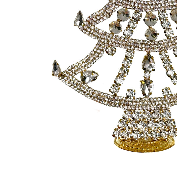 Christmas Tree Jewel in Silver and Gold 22cm