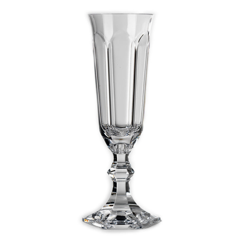'DOLCE VITA' Champagne Glasses in Clear by Mario Luca Giusti - Set of 6